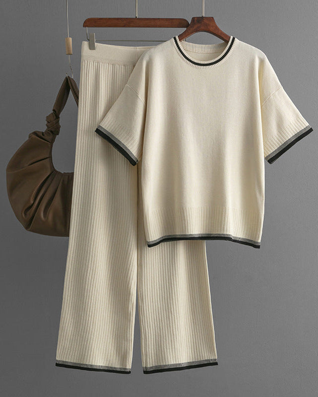 Soft Touch Knit Pants Set