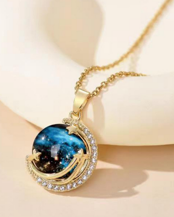 Zodiac sign fashion necklace