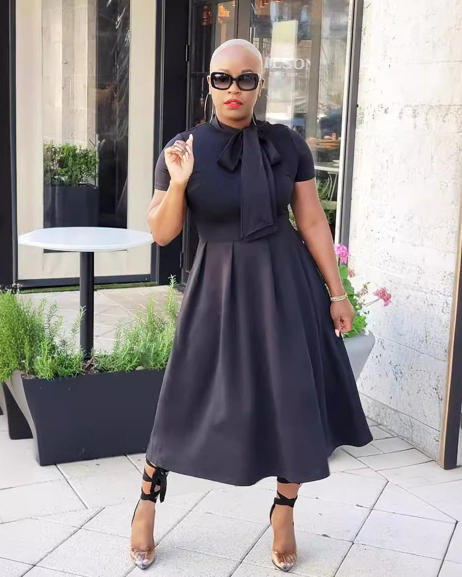 Modest Bow Tie Dress