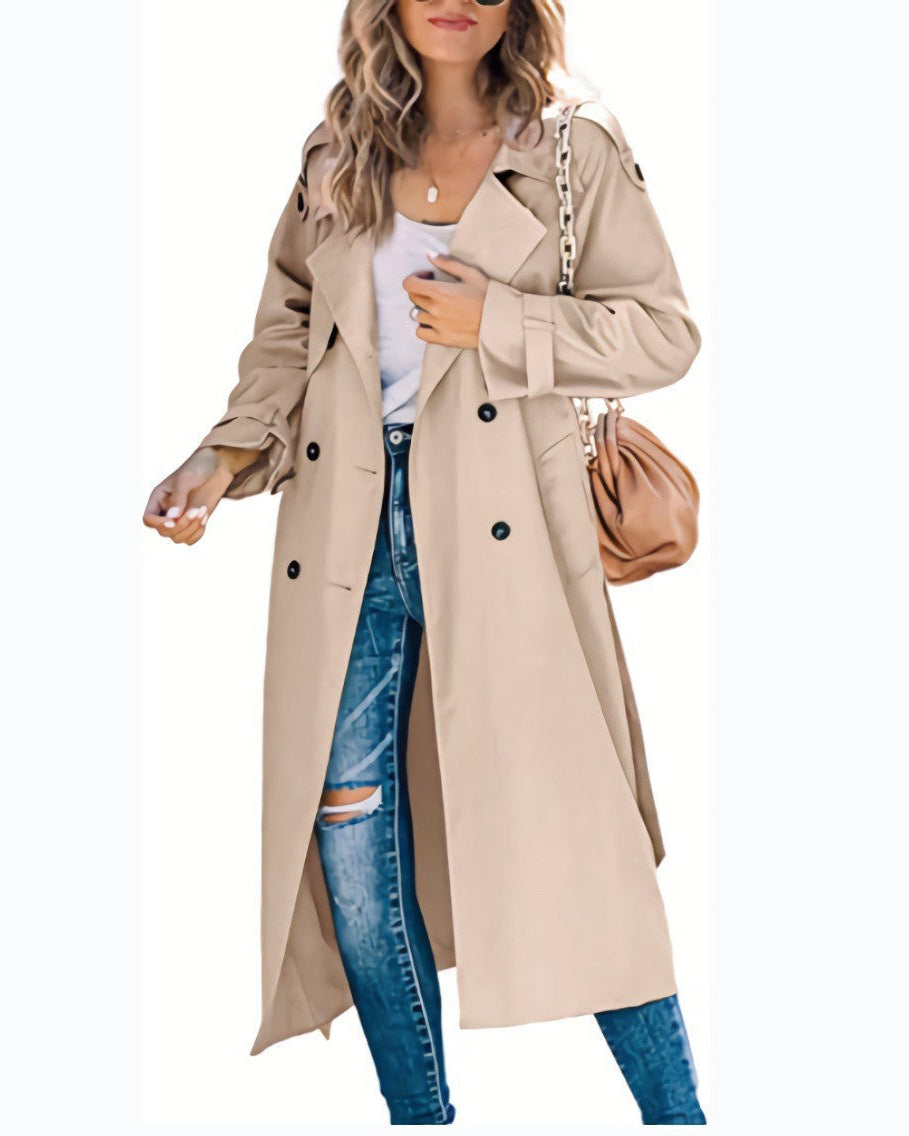 Oversized Long Trench Coat