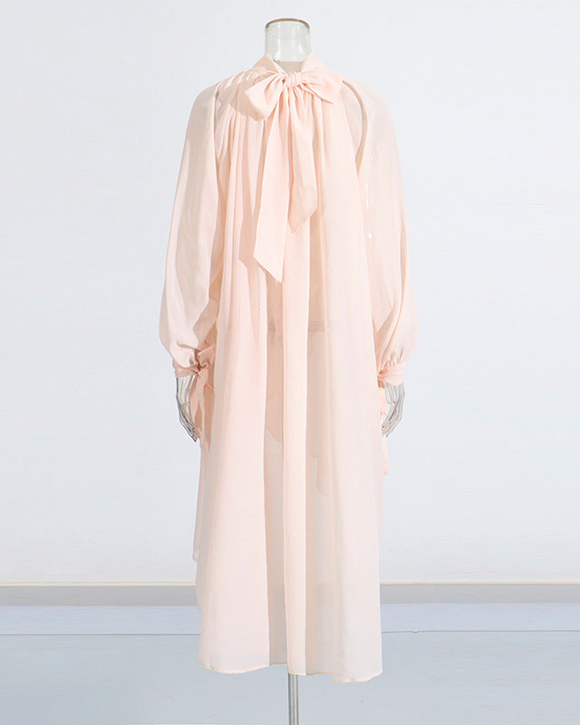 SHEER HAPPINESS Tunic Dress
