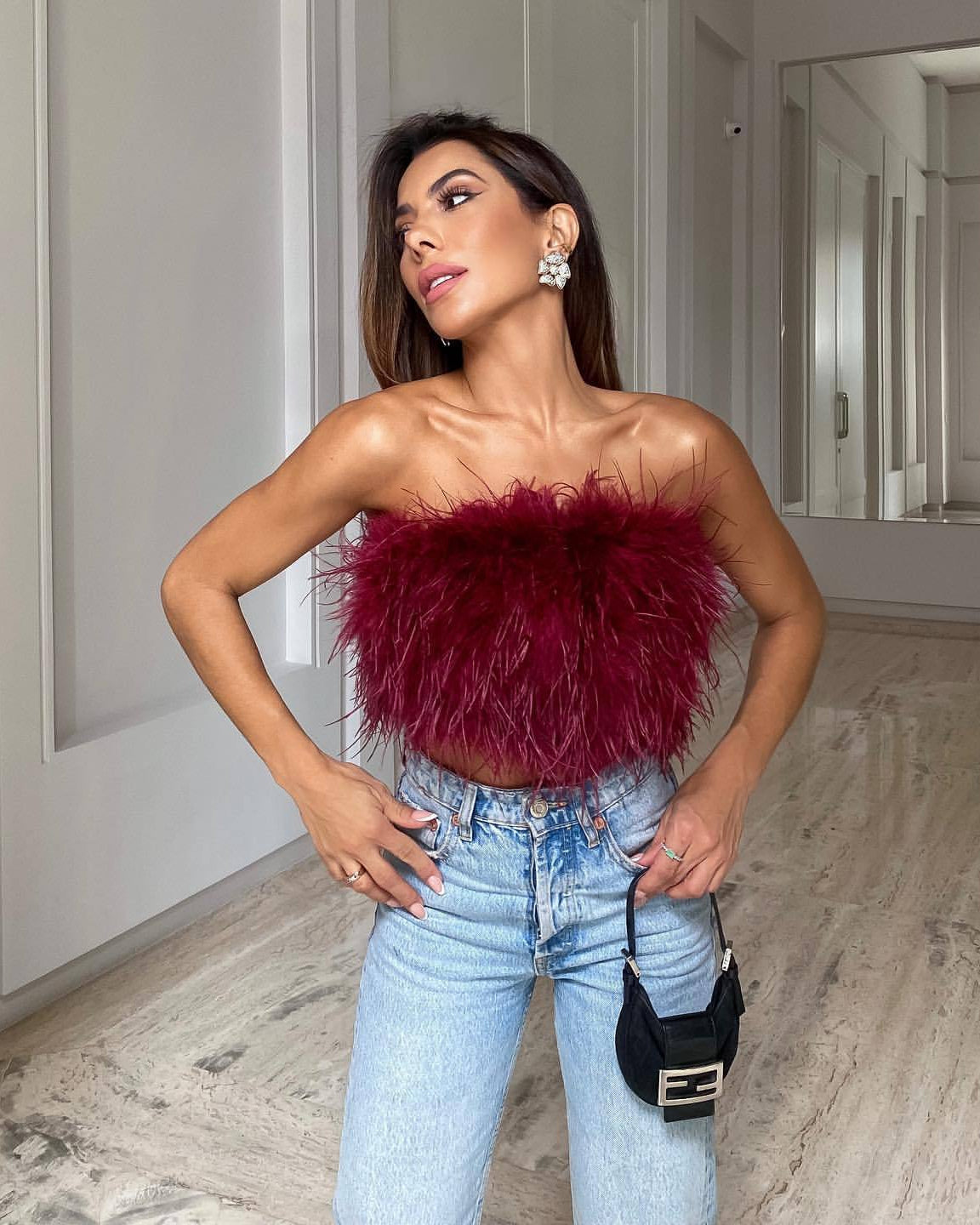 Good Time Boa Tube Top