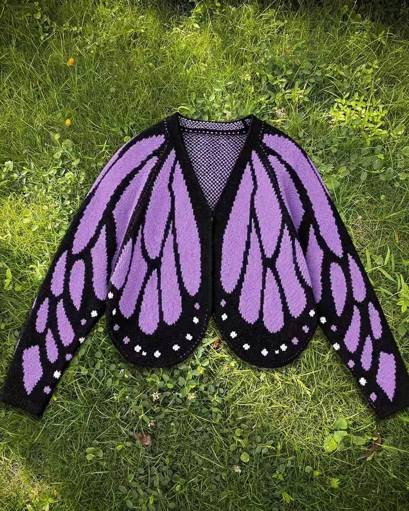 Butterfly Knit Cardigan