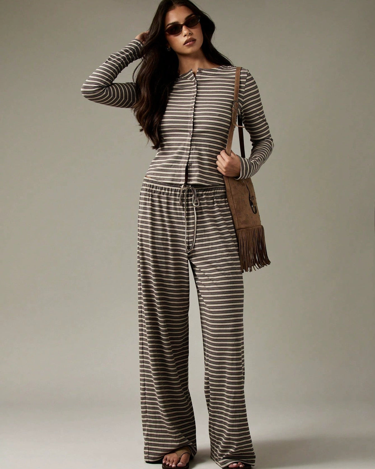 Classic Stripe Pant Set