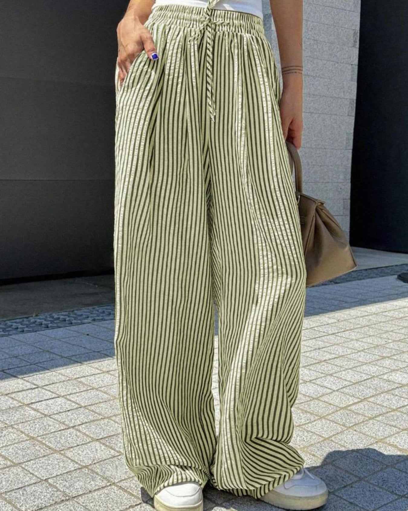 Everyday Comfort Striped Pants
