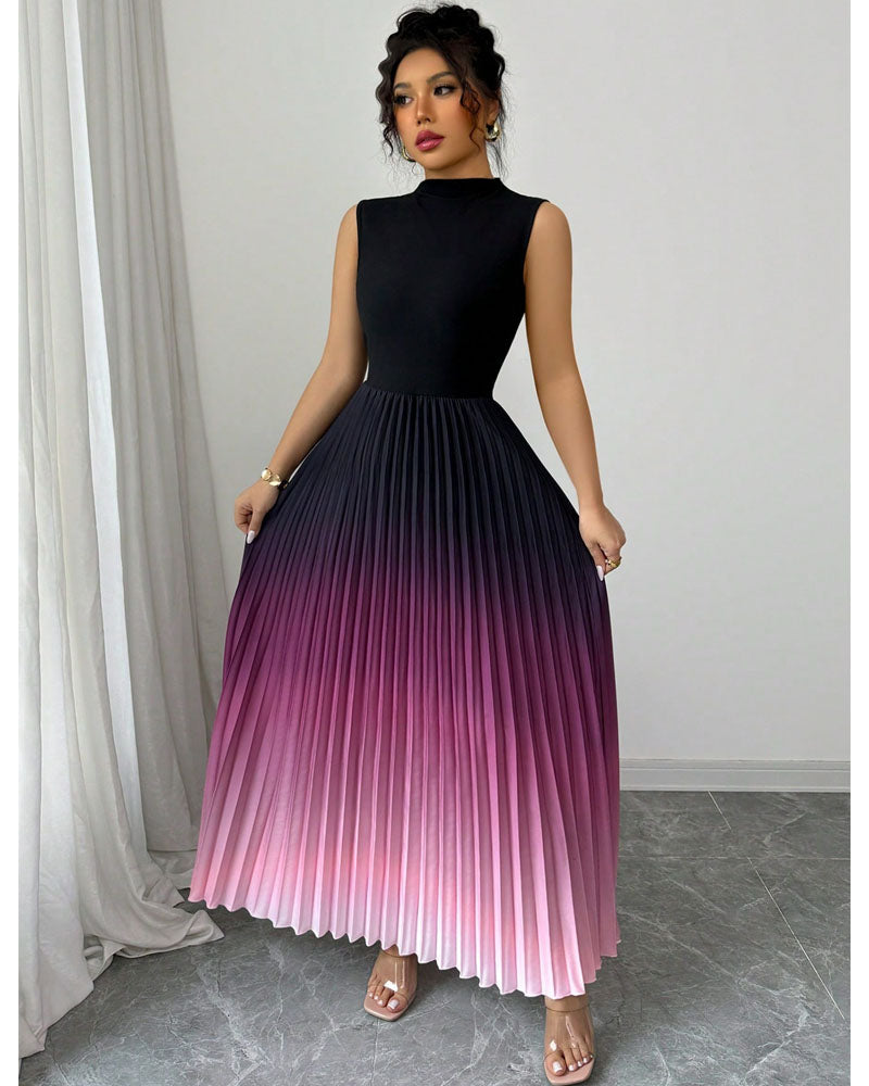 Ombre Print Tank Dress