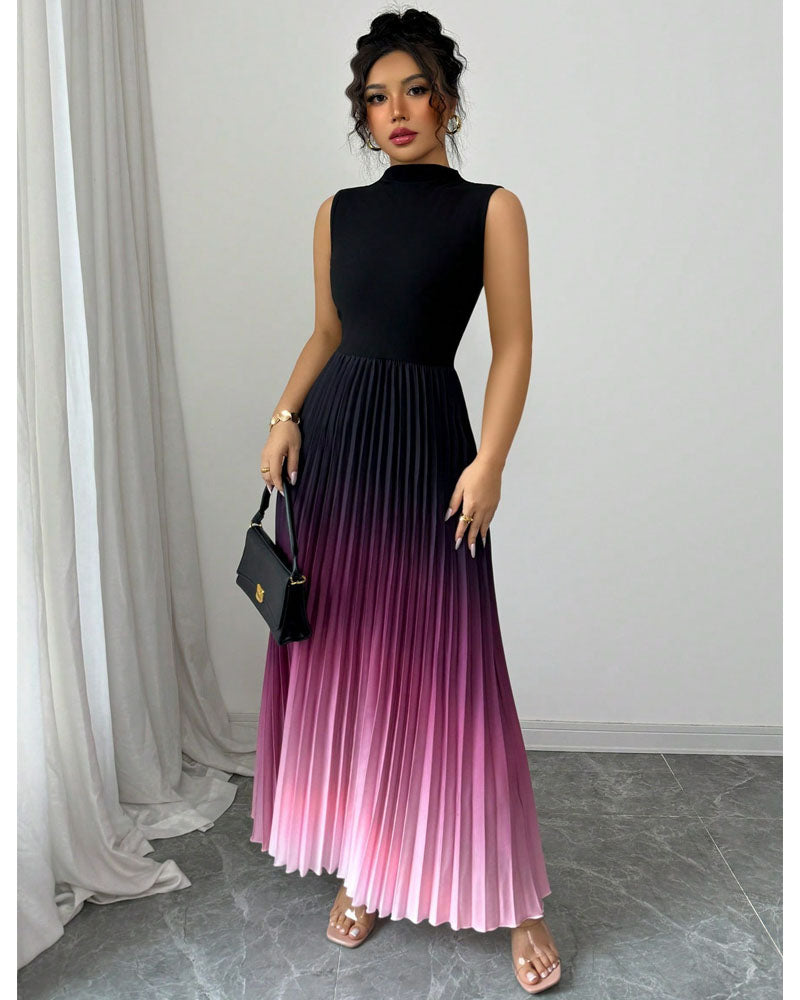 Ombre Print Tank Dress