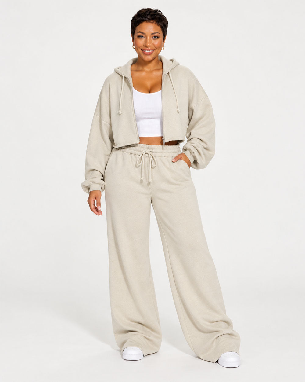 On The Go Fleece Pant Set
