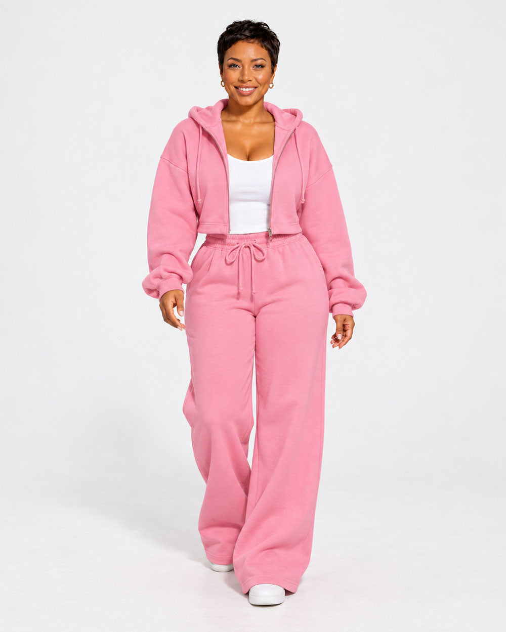 On The Go Fleece Pant Set