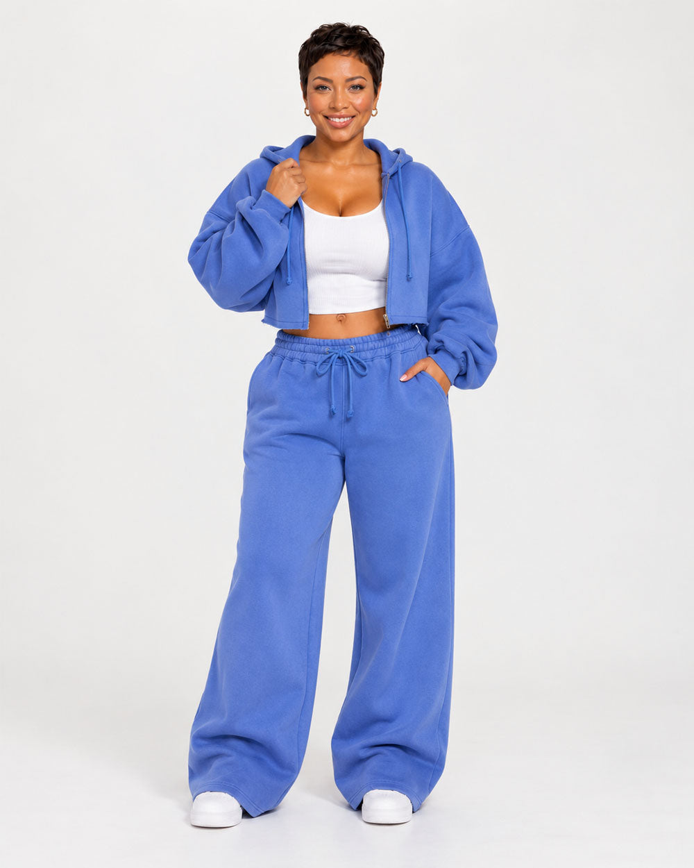 On The Go Fleece Pant Set