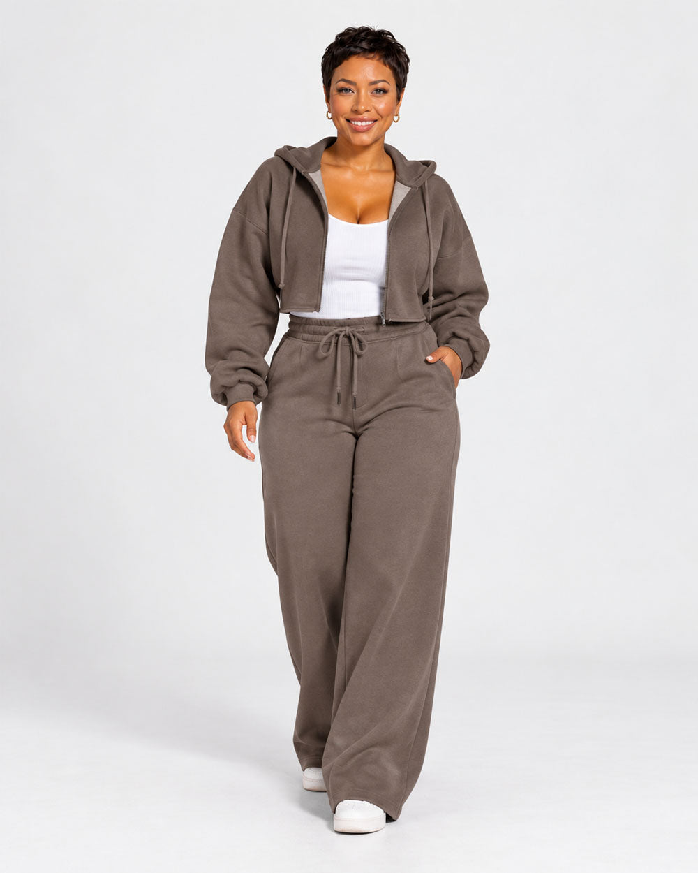 On The Go Fleece Pant Set