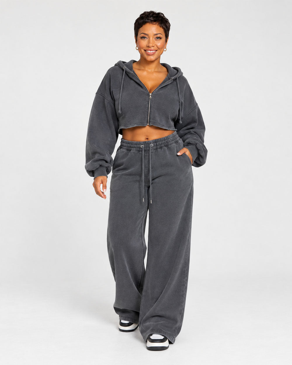On The Go Fleece Pant Set