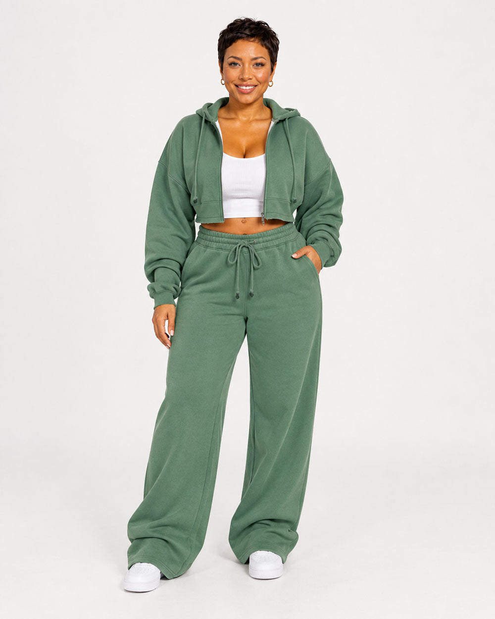 On The Go Fleece Pant Set