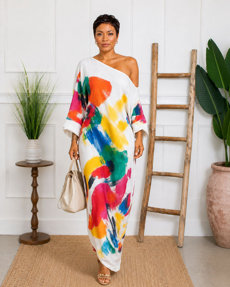 Art in Motion Maxi Dress
