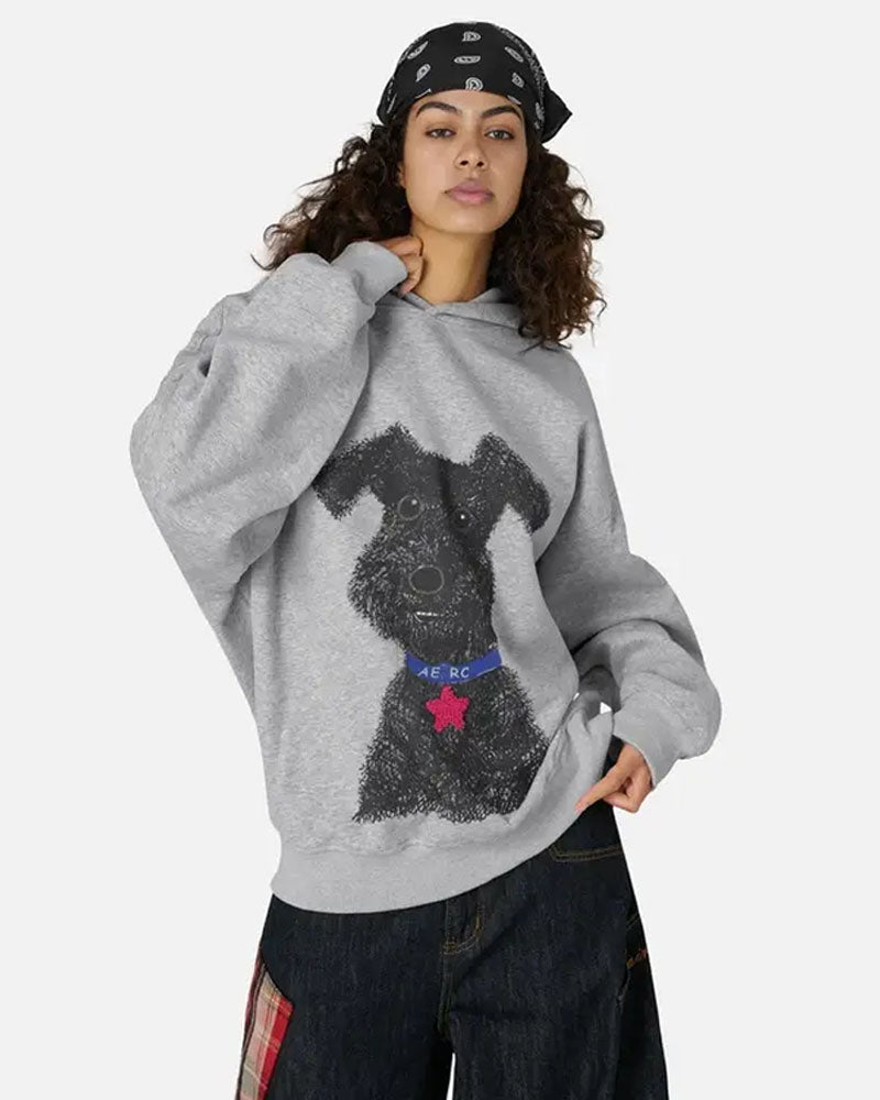 Oversized Star Dog Hoodie
