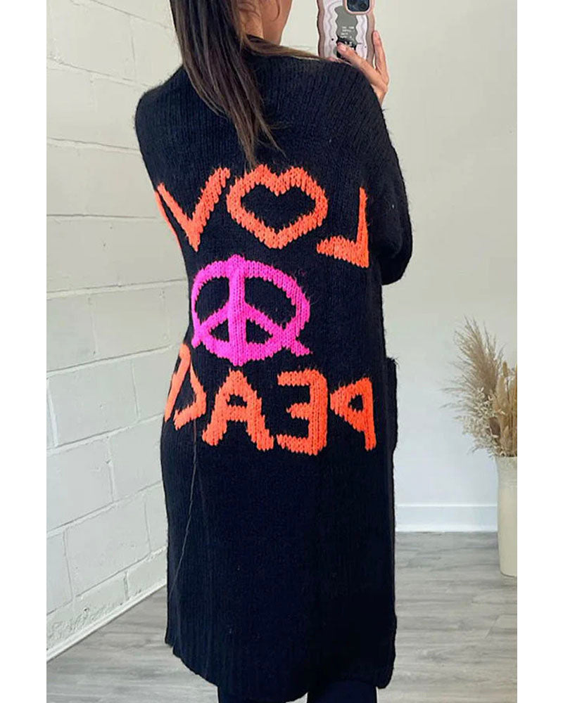 Peace & Love Cardigan