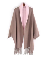 Aesthetica Two-Toned Shawl Coat