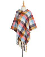 Loving Layers Plaid Poncho