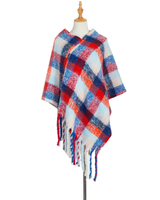 Loving Layers Plaid Poncho