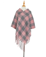 Loving Layers Plaid Poncho