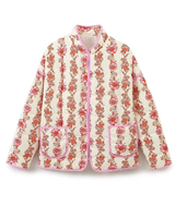 Stylish Floral Puffy Coat