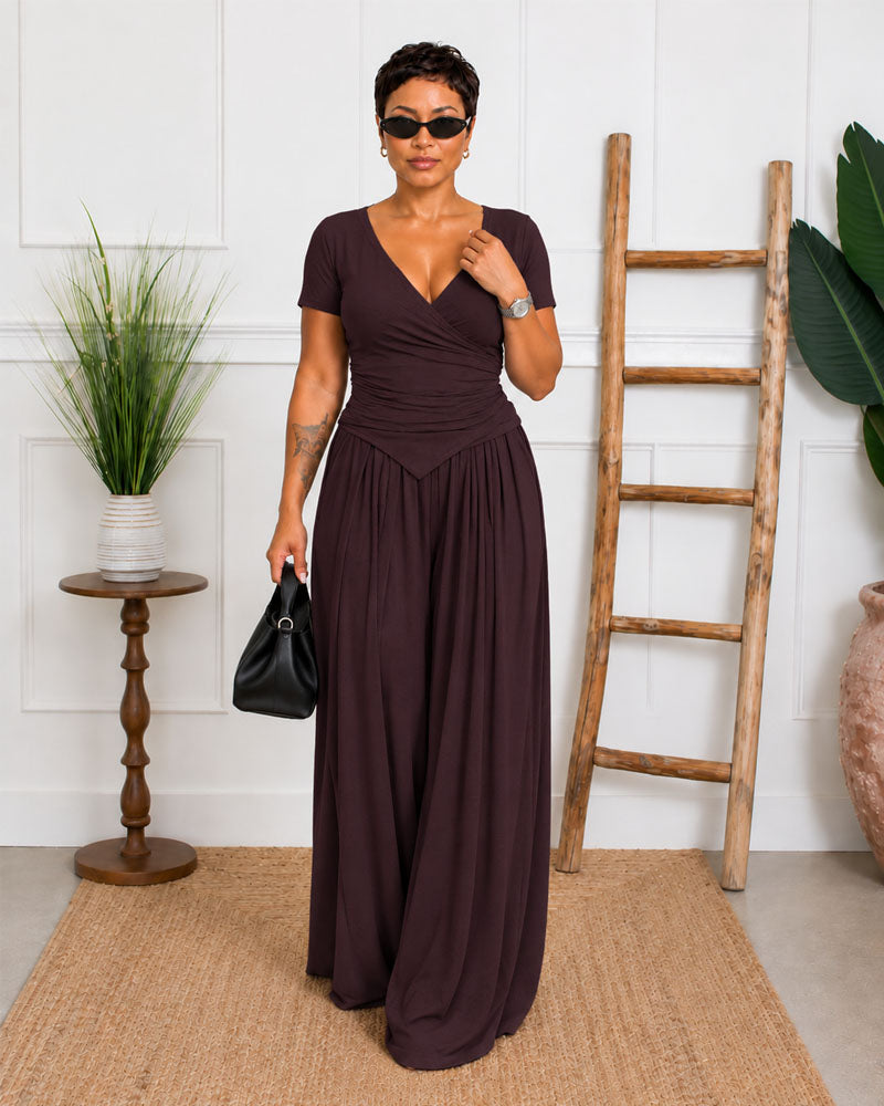 Quiet Confidence Wide Leg Pant Set
