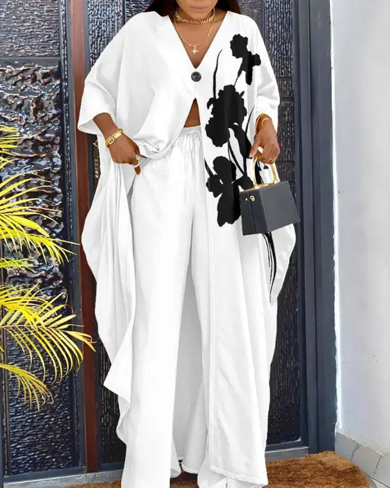 Random Printed Pant Set