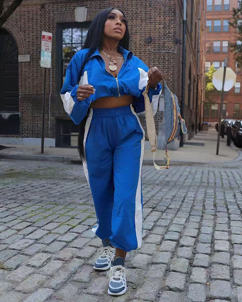 Ready To Go Windbreaker Jogger Set