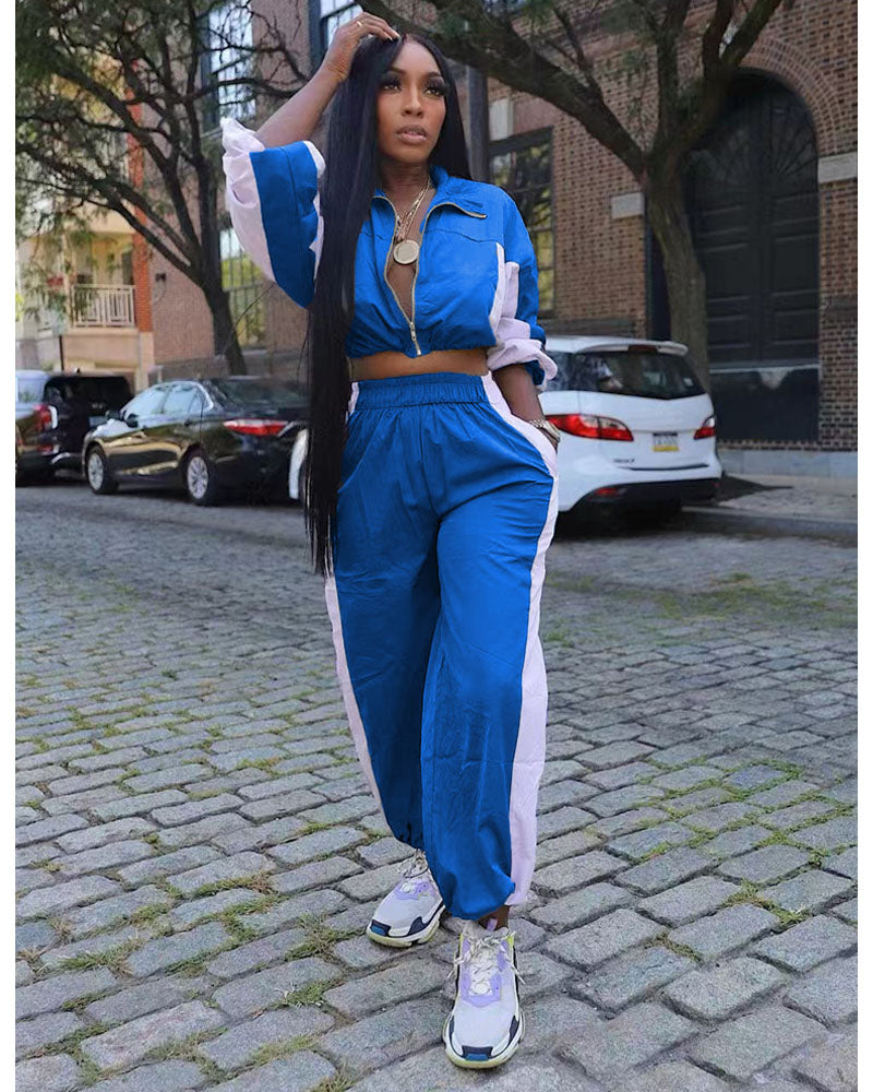 Ready To Go Windbreaker Jogger Set