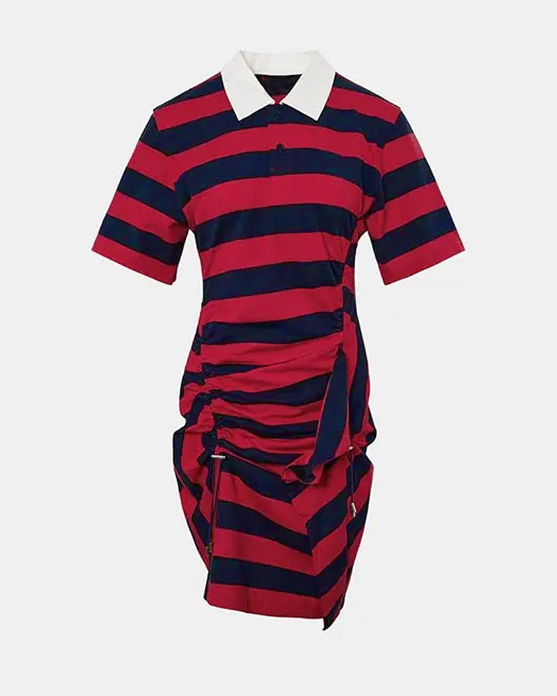 Red Line Theory Striped Dress