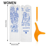 Reflexology Map socks + Massage Sticks