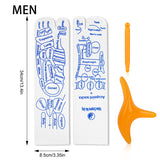 Reflexology Map socks + Massage Sticks