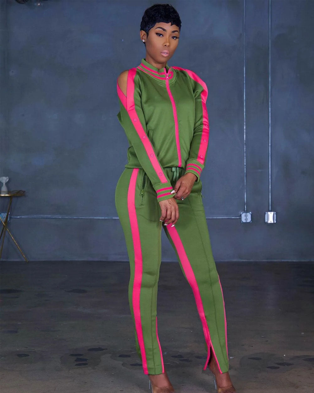 SHE GOT GAME Track Jogger Set
