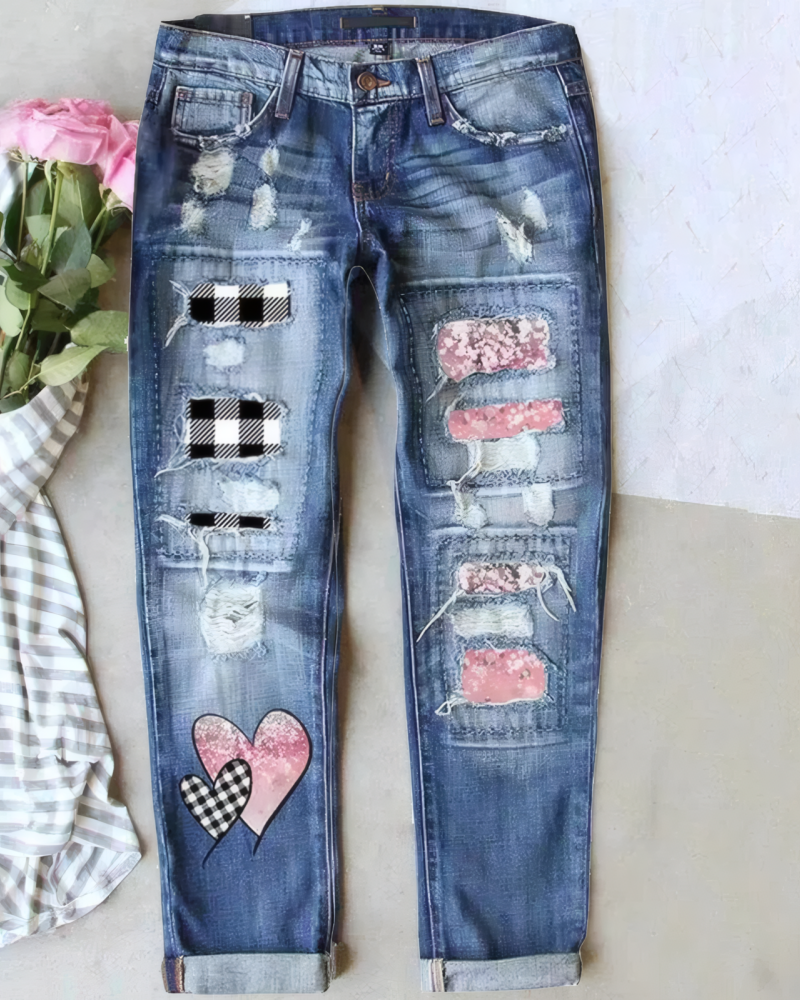 Valentine's Day Love Jeans