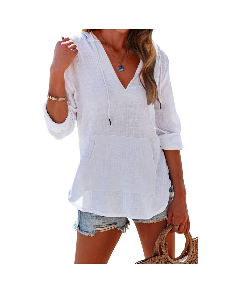 Coastal Breeze Hooded Top