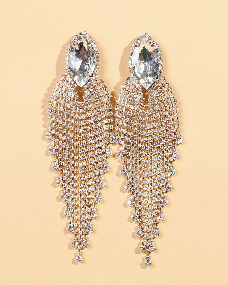 earrings CRYSTAL WATERFALL