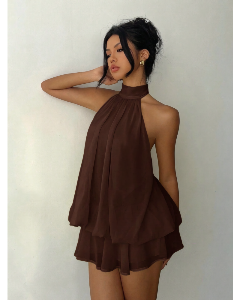 Enya Backless Mini Dress