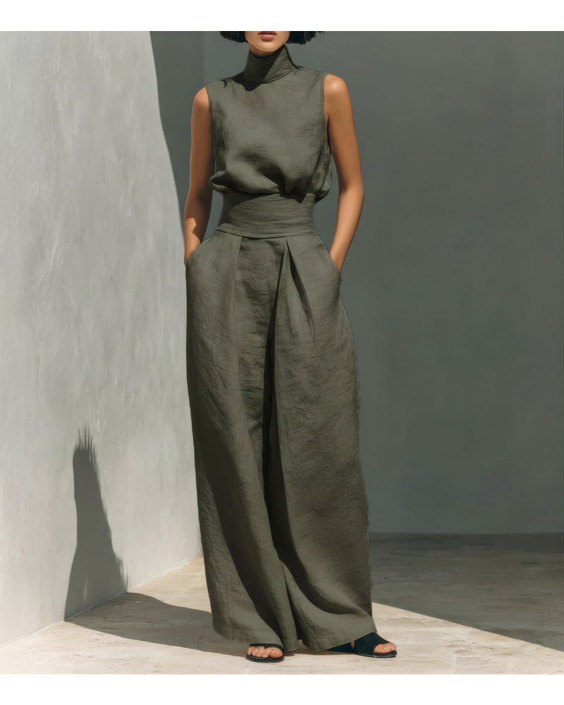 The Sandstone Linen Easy Set