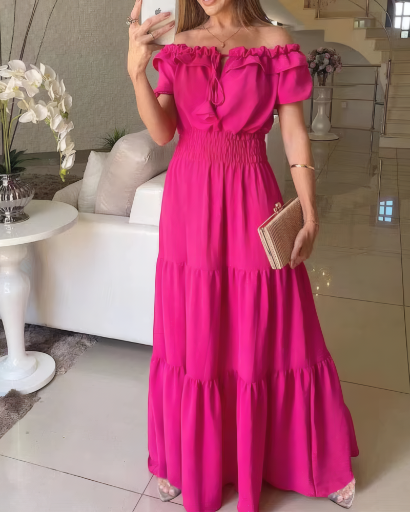 Elena Puff Sleeve Dress