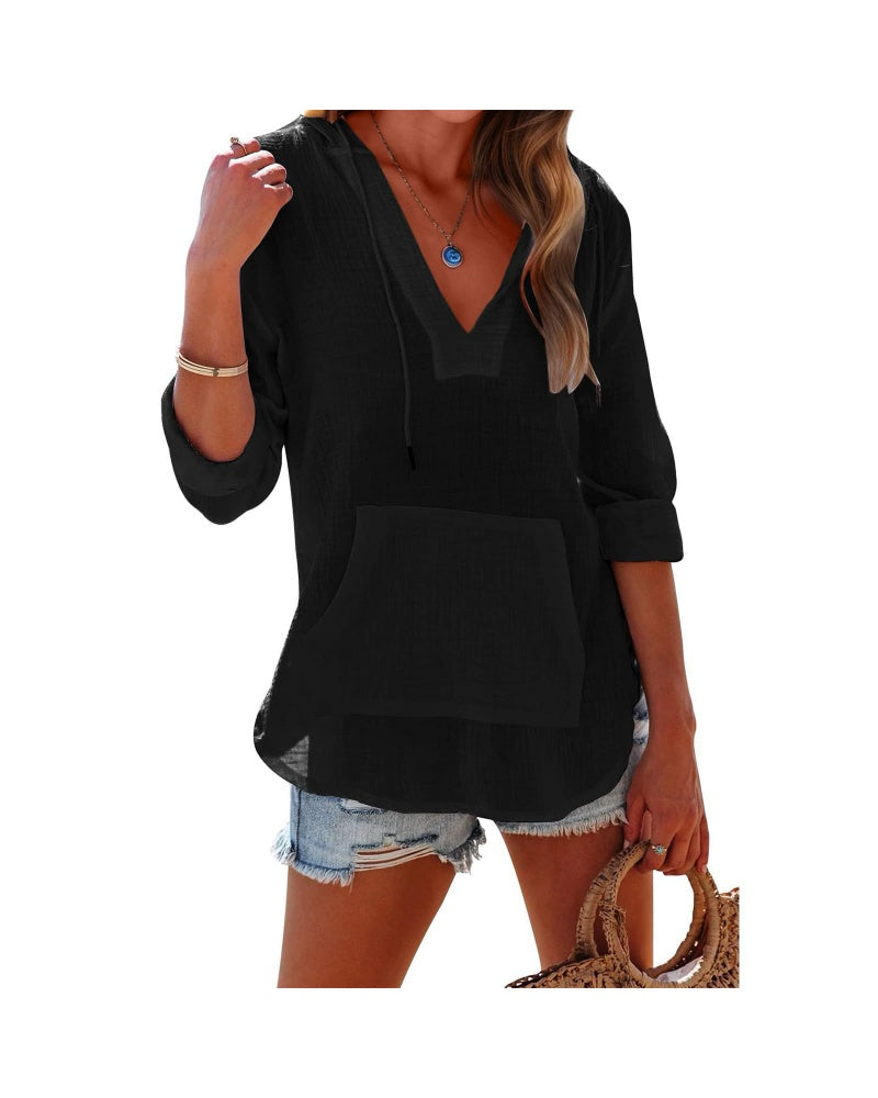 Coastal Breeze Hooded Top