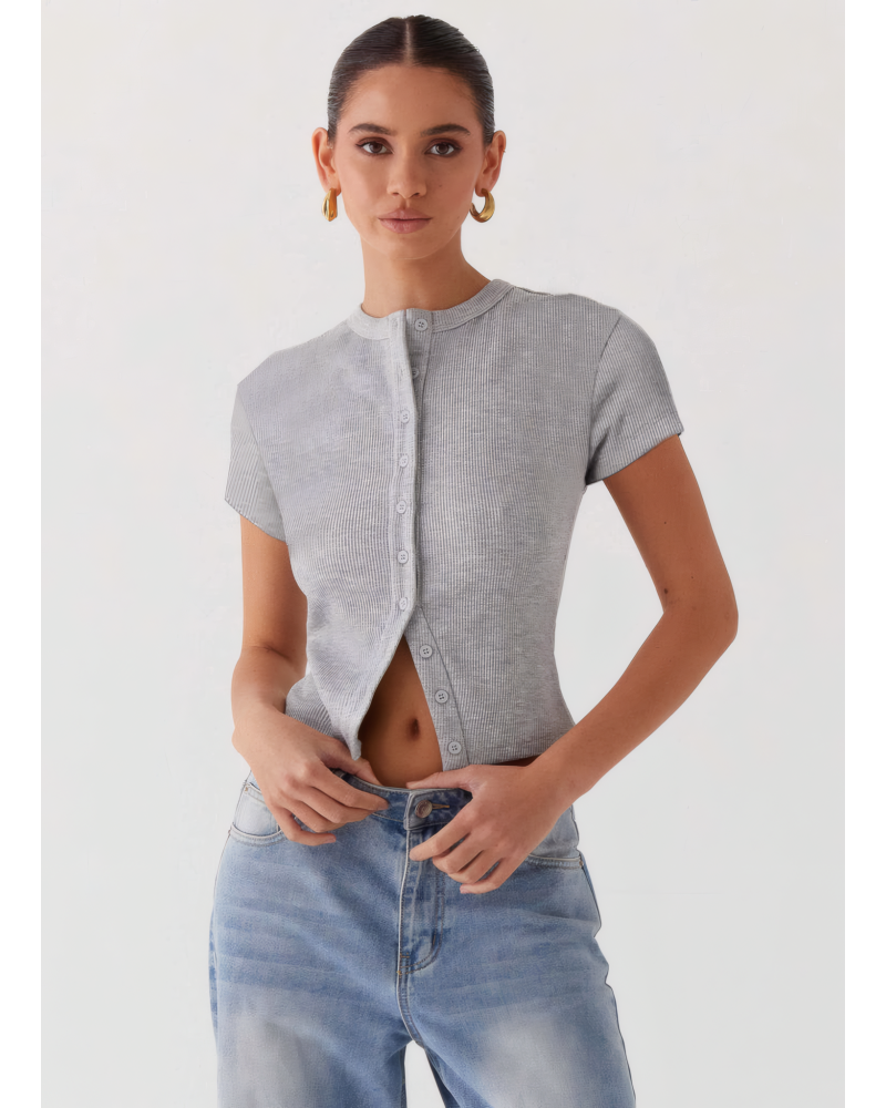 Suzu Ribbed Tee