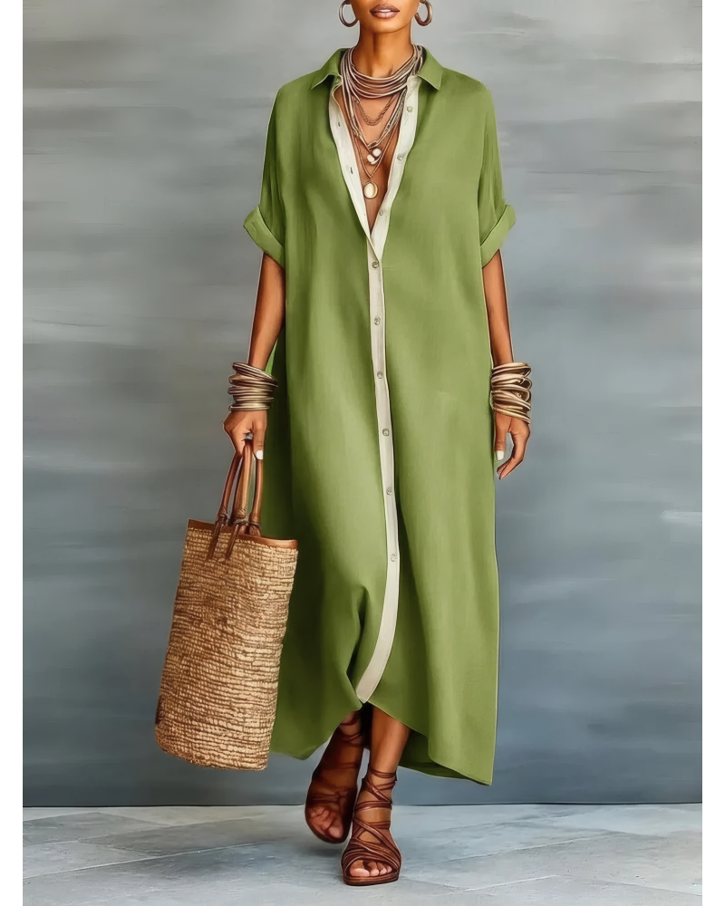 Sunday Drift Shirt Dress