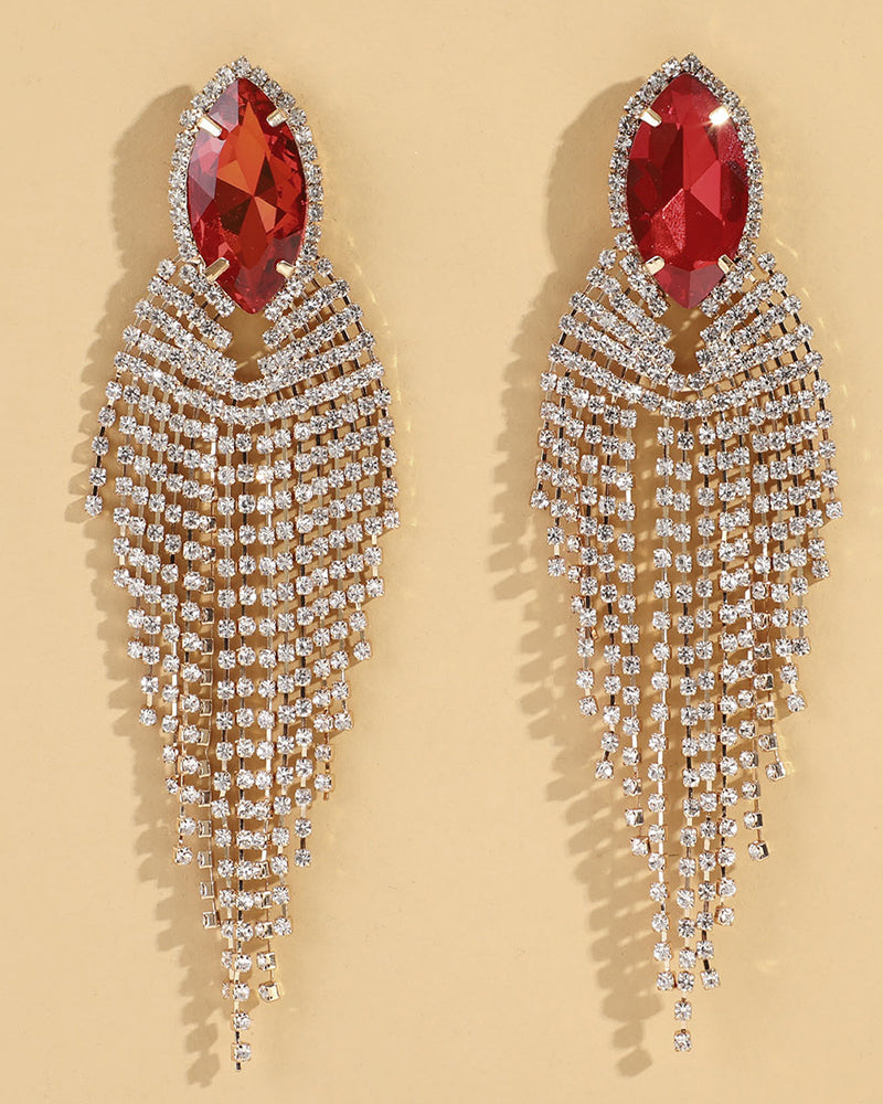 earrings CRYSTAL WATERFALL