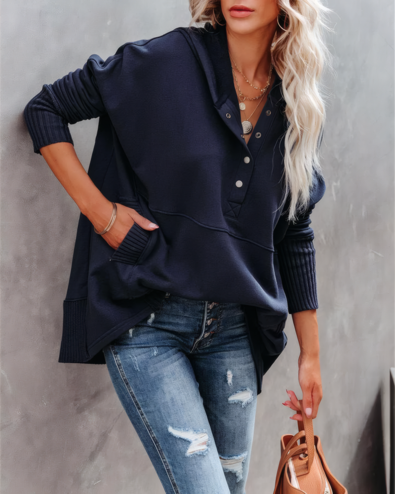 Buttons In The Hood Hoodie