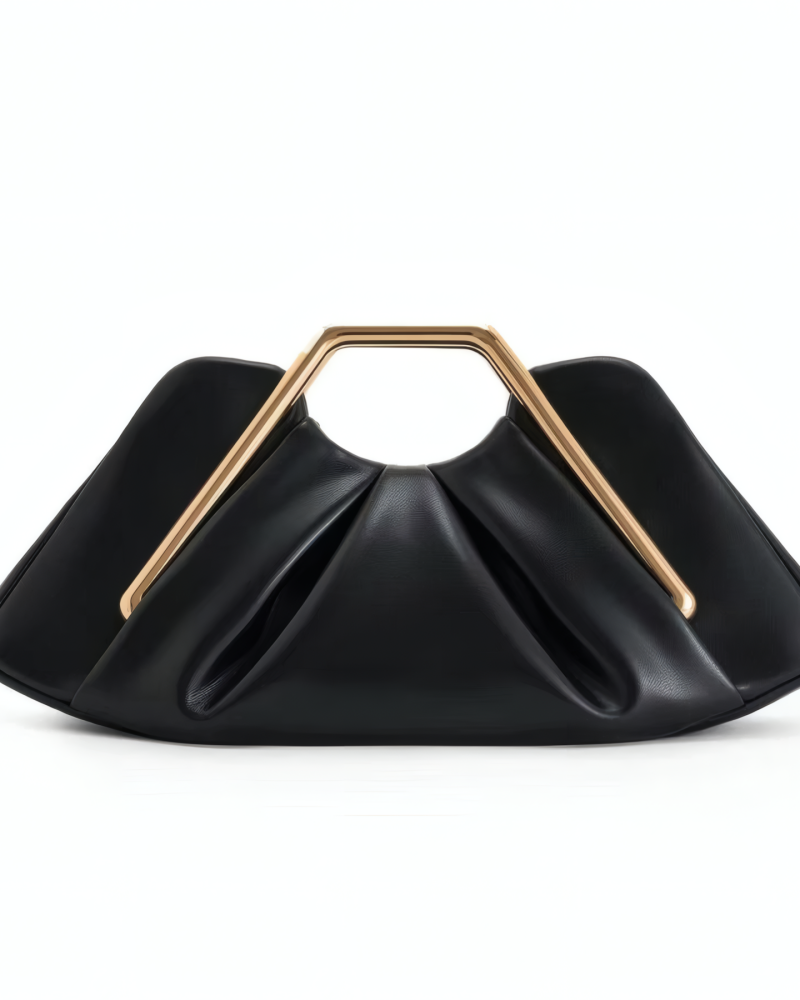 Velvet Hour Pleated Clutch