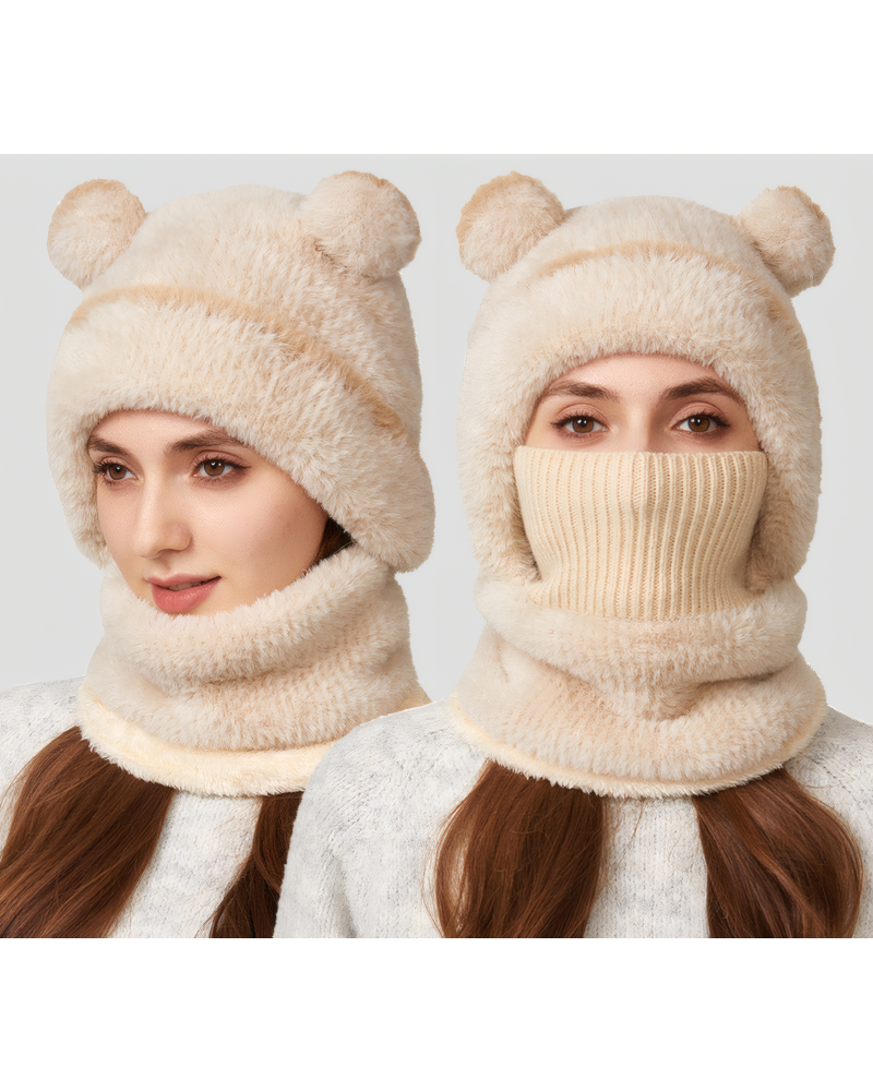 Bear-ear Windproof Hat