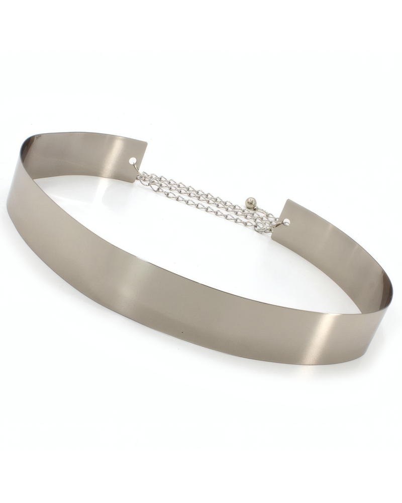 Golden Mirror Plate Belt
