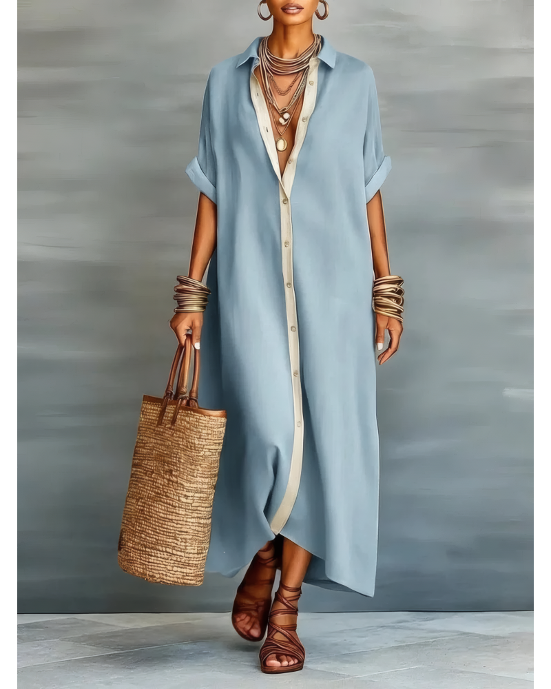 Sunday Drift Shirt Dress