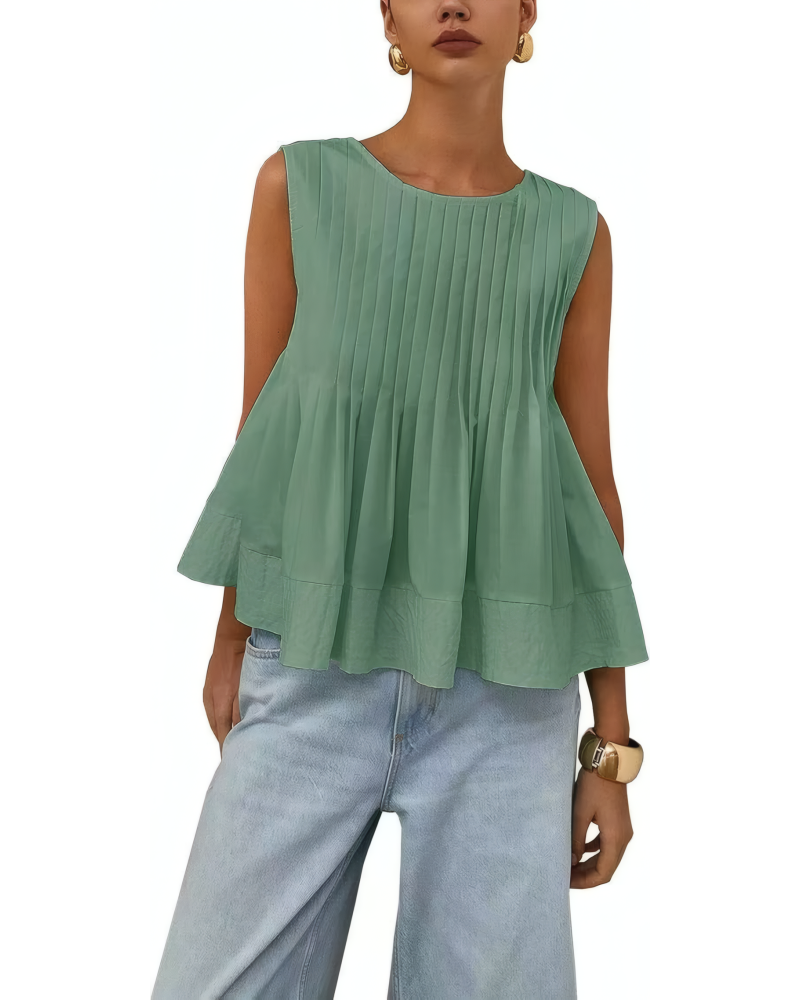 Soft Pleat Swing Top