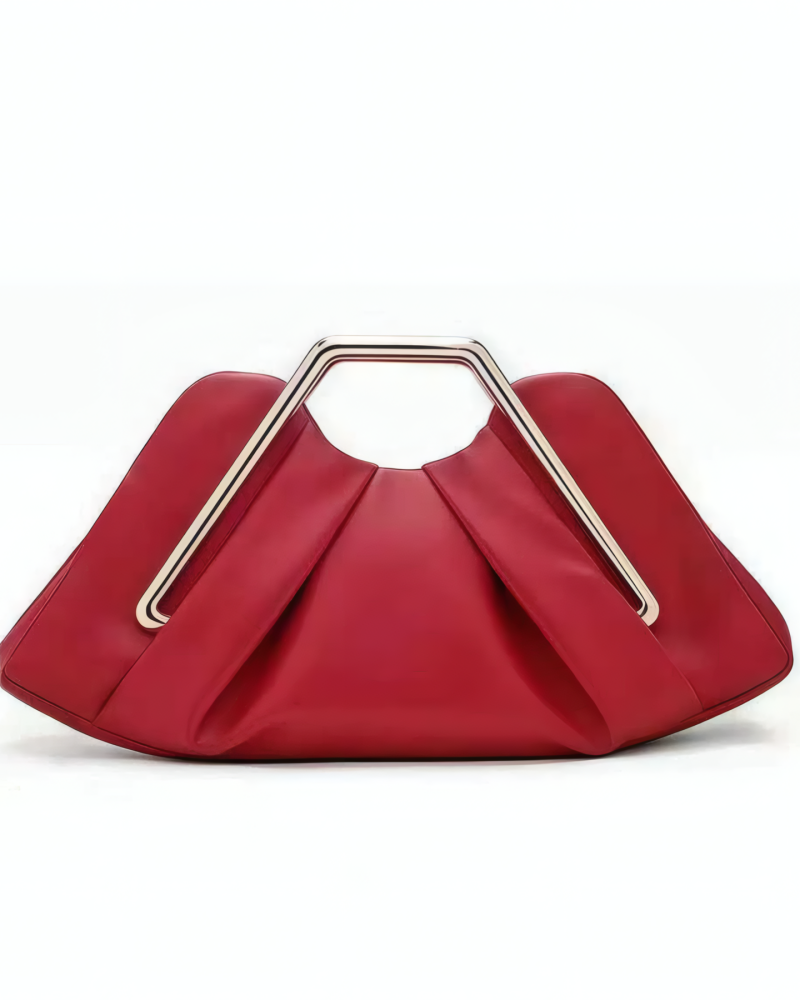 Velvet Hour Pleated Clutch